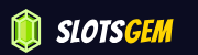 SlotsGem logo - casino with a broad Galaxsys catalog