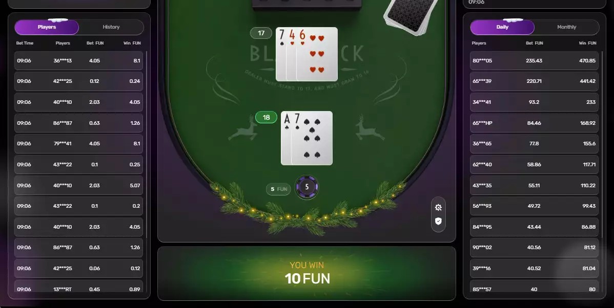 Blackjack by Galaxsys screenshot