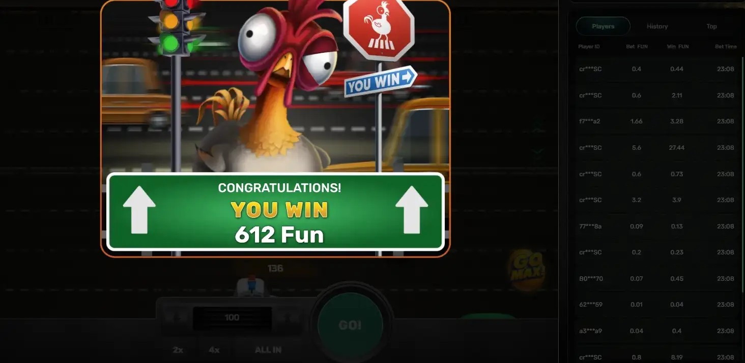 Chicken Crash screenshot