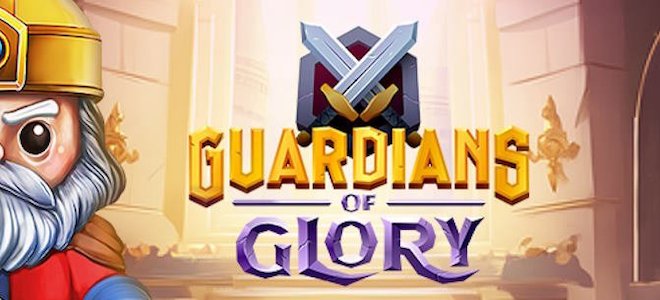 Guardians Of Glory screenshot 2 - close-up of crossed swords and shield emblem