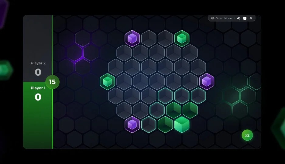 Hexagon screenshot 3 - match interface and tile placement