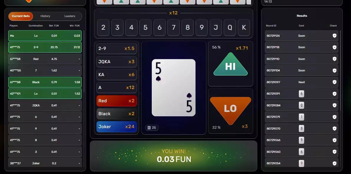 Hi Lo screenshot
