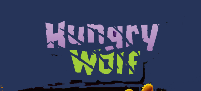 Hungry Wolf screenshot 3 - logo close-up on dark background