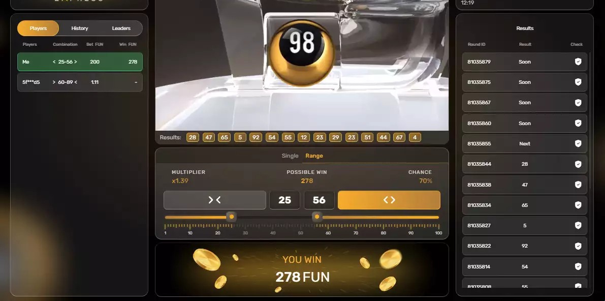 Keno Express screenshot