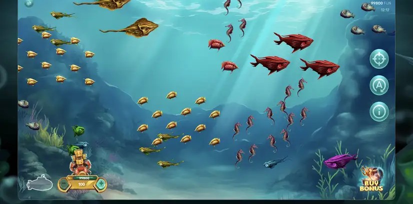 King of Ocean screenshot 2 - underwater arena with fish and submarine